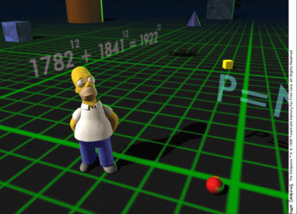 Homer Stares at the Equation in Hyperspace